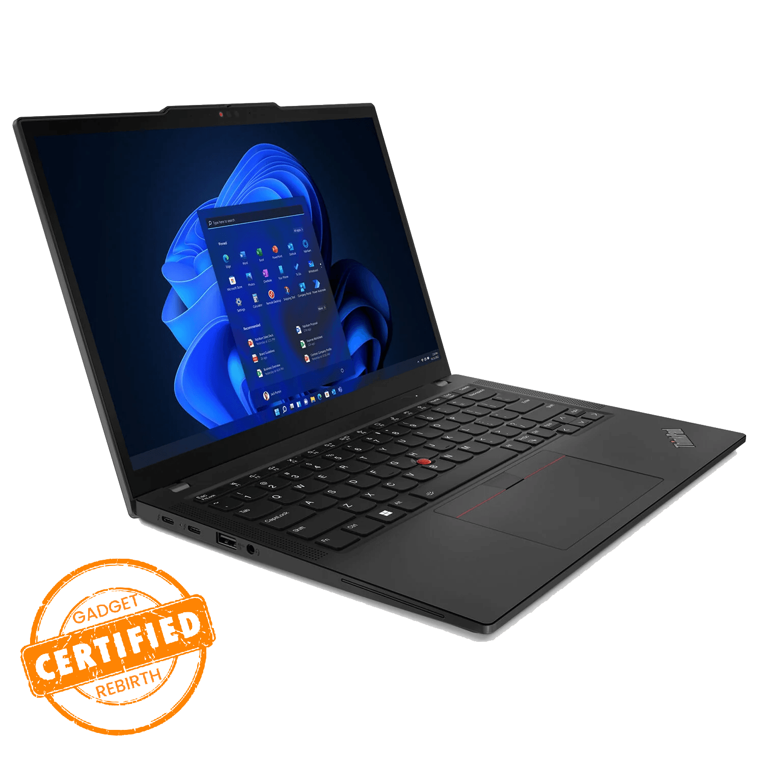 Lenovo ThinkPad X13 Refurbished 13.3" A++ Condition - Core I7 10TH Generation - 16 GB RAM - 256 GB SSD - Gadget Rebirth