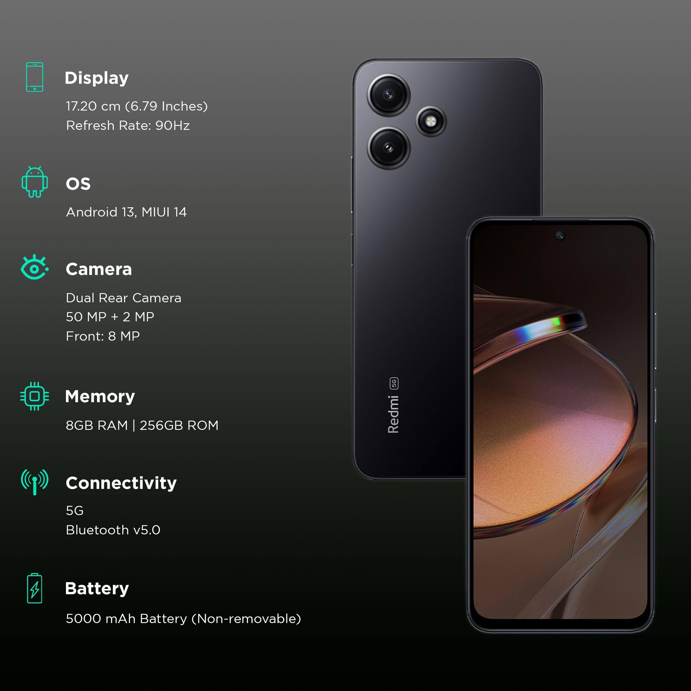 Redmi Note 12 5G Refurbished Smartphone 6GB 128GB - Refurbished - Gadget Rebirth